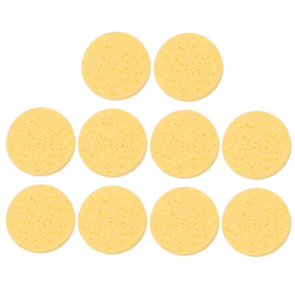 KAILIKETIY 10Pcs Facial Makeup Sponges Gentle Exfoliating Face Cleansing Pads Soft Skin Friendly Makeup Remover for Daily Use Sensitive Skin Care for Friends