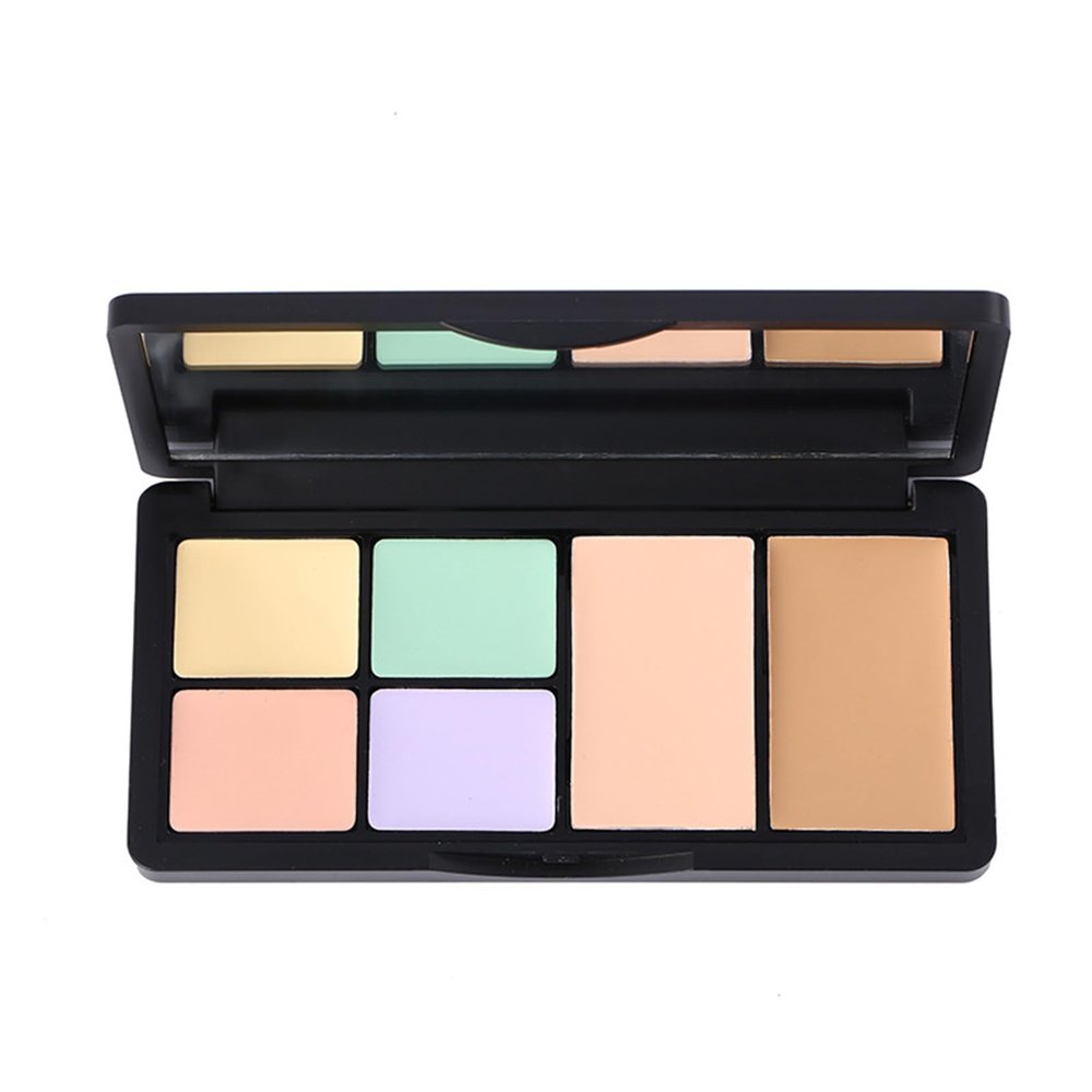 Color Balancing Cream Kit - 6 Shade Skin Tone Adjuster | High Pigment Long Lasting Beauty Camouflage Box with Applicator, Facial Redness Hider Base for Imperfections flawwless Look