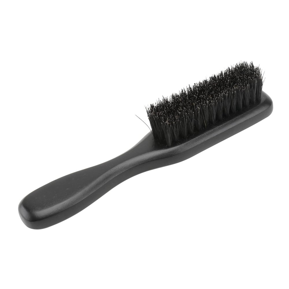 DECHOUS Beard Care Brush Long Handle Boar Bristle Grooming Tool for Men Natural Beech Wood Beard Shaping Brush for Styling and Cleaning