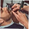 DECHOUS Beard Care Brush Long Handle Boar Bristle Grooming Tool for Men Natural Beech Wood Beard Shaping Brush for Styling and Cleaning view 2