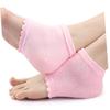 GANAZONO 2Pairs Moisturizing Gel Heel Socks Elbow Sleeves Foot Care Socks Soft Elbow Pads for Sports and Daily Use Hydrating Durable Design view 4
