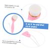 DECHOUS Facial Cleansing Brush Soft Bristles Facial Exfoliator Tool for Deep Pore Cleansing for Sensitive Skin Gentle Face Wash Brush for Daily Use view 3