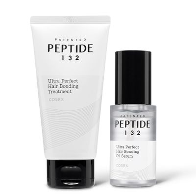 COSRX PEPTIDE 132 Glow Hair Care Set - Bonding Treatment + Bonding Oil Serum