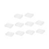 EPIGEIST 10Pcs Small Plastic Storage Case for Makeup Sponges Earring Studs Transparent Organizers for Travel Daily Use Compact Dustproof Design view 1