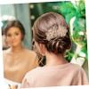 BATHVEVE 6Pcs Flower Donut Bun Maker for DIY Hair Styling Accessories Lightweight and Easy to Use Hair Curler for Floral Hairstyles and Bun Hair view 2