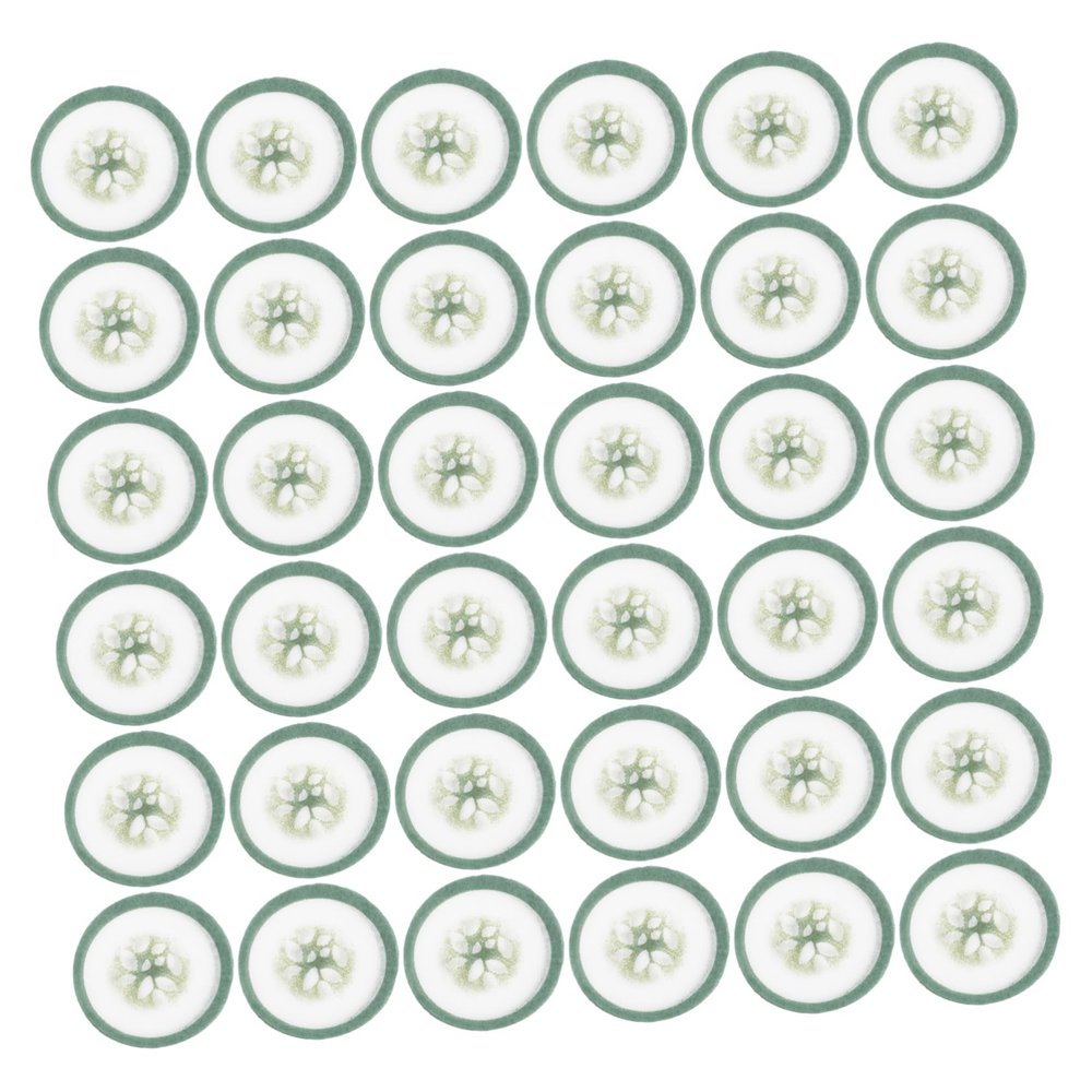 CTIRCHIU 100Pcs Disposable Cucumber Eye Masks Breathable Non Woven Eye Pads for Moisturizing and Rejuvenating Household Eye Treatment for Dark Circles and Puffiness