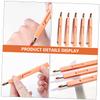 BESTYASH Portable Adjustable Lip Brush Makeup Tool Warm Orange Lipstick Applicator for Travel and Daily Use Compact Design Cap view 3