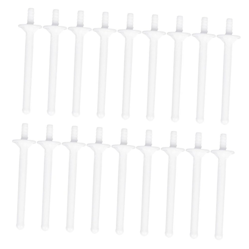 LIFKOME 60Pcs Disposable Wax Sticks for Nasal Hair Removal Plastic Applicators for Safe and Painless Nostril Cleaning Smooth Surface Family Pack