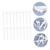 LIFKOME 60Pcs Disposable Wax Sticks for Nasal Hair Removal Plastic Applicators for Safe and Painless Nostril Cleaning Smooth Surface Family Pack view 3