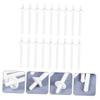 LIFKOME 60Pcs Disposable Wax Sticks for Nasal Hair Removal Plastic Applicators for Safe and Painless Nostril Cleaning Smooth Surface Family Pack view 4