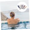 EXQUIMEUBLE 6Pcs Flower Hair Bun Maker Stylish Hair Accessories for Women for Messy Buns Parties and Everyday Use Comfortable Easy to Use Choice view 4