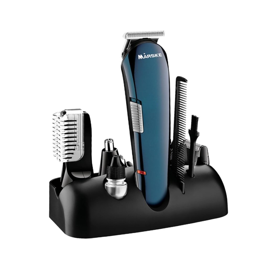 TOGEVAL Rechargeable Nose Hair Trimmer for Men Electric Beard Cutter Cordless Operation Multi-Function Hair Removal Machine for Grooming