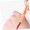 SHERCHPRY 1Pc Retractable Lip Brush Portable Makeup Tool for Lipstick Application Warm Orange for Cosmetic Bags Chic Design for Makeup Lovers view 4