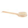 MUCKLILY Long Handle Boar Bristle Back Shower Brush for Exfoliating and Massaging Skin 1-Pack Natural Wood Design for Bathing and Dry Brushing view 1