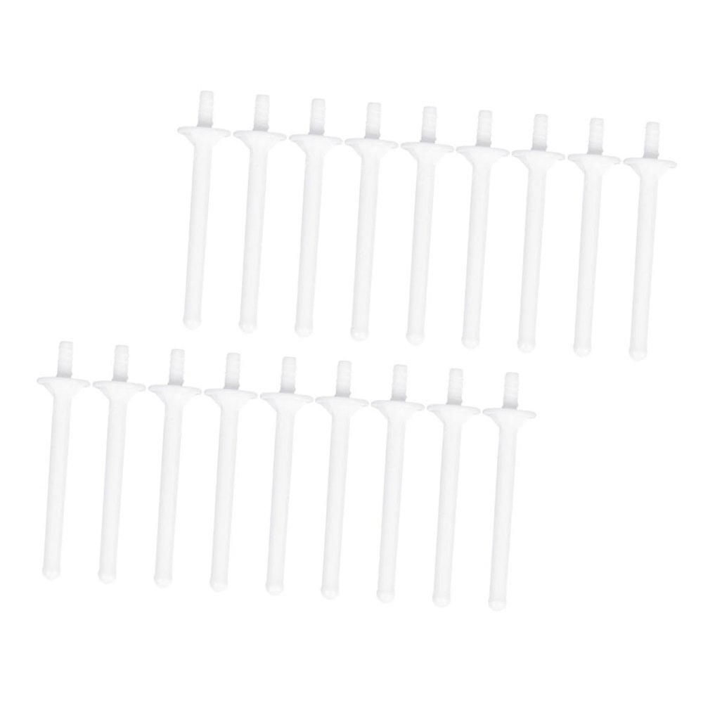 ERINGOGO 60Pcs Disposable Nose Hair Applicator Sticks Plastic Wand for Hair Removal for Nostrils Eyebrows and Sensitive Areas