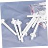 ERINGOGO 60Pcs Disposable Nose Hair Applicator Sticks Plastic Wand for Hair Removal for Nostrils Eyebrows and Sensitive Areas view 3