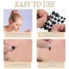 LXUEJIE 240 Counts Black Star Pimple Patches for Face, Cute Hydrocolloid Star Acne Patches Sticky Spot Stickers Pad Covering Peel Invisible Acne Absorbing Cover Patch view 4