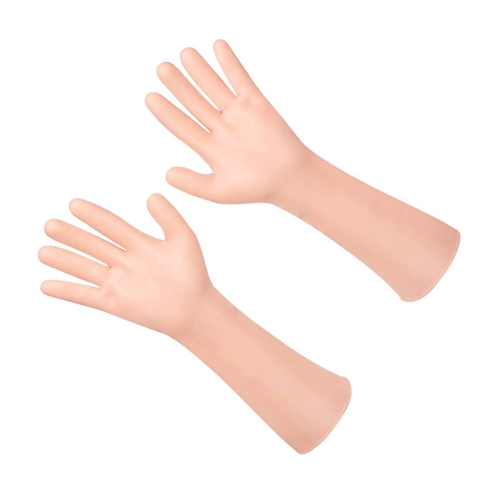 DONFAMDS 1Pair Long Moisturizing Gloves for Women Elastic Hand Softening Repairing for Dry Cracked Skin Reusable Washable Hand Protection for Night Use Spa