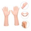 DONFAMDS 1Pair Long Moisturizing Gloves for Women Elastic Hand Softening Repairing for Dry Cracked Skin Reusable Washable Hand Protection for Night Use Spa view 4