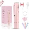 The Ultimate 2 in 1 Body Shaver, 2-in-1 Women's Body Bikini Shaver, IPX7 Waterproof, Wet and Dry Dual Use, Efficient Cleaning Trimmer for Face Lip Chin Leg (1pc Pink) view 1