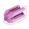 DEARMAMY Makeup Pencil Sharpener Slot 4-Sided Eyebrow Pencil Sharpener Tool for Precision Shaping for Cosmetics Enthusiasts and Professional Makeup Artists view 2