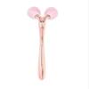 PPENGYYANHODSHIOP 100% Rose Quartz Jade Roller Facial Face-Lift Skin Thin Chin Neck,Silver,1PC view 3
