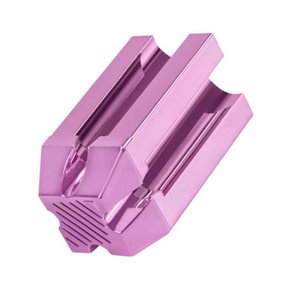 DECHOUS Eyeliner Pencil Sharpener Tool Multifunctional Eyebrow Pencil Sharpening Aid with Styles Compact and Lightweight Cosmetic Supplies for Easy Storage and Travel Rose Pink