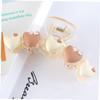 KAILIKETIY 6Pcs Heart Shape Hair Claw Clips for Long Accessories Jumbo Clips for Cooking Working and Everyday Use view 2