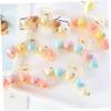 KAILIKETIY 6Pcs Heart Shape Hair Claw Clips for Long Accessories Jumbo Clips for Cooking Working and Everyday Use view 3