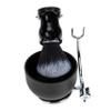 Healeved Professional Shaving Brush and Bowl Kit for Men Iron Alloy Holder Multifunctional Shave Brush Set for Daily Grooming and Facial Care view 1