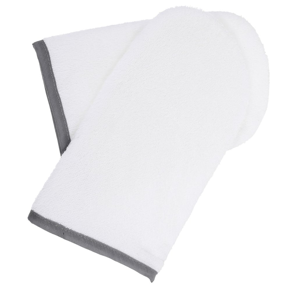 EPIGEIST 1Pair Paraffin Wax Mitts for Hand Treatment Insulated Cloth Gloves with Strap for Moisturizing Care for and Nail