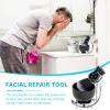 EXQUIMEUBLE Men's Shaving Kit 1 Set Shave Brush and Bowl Iron Alloy Stand for Facial Grooming Multi-Functional Shaving Accessories for Home and Travel view 4