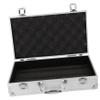 TEHAUX Aluminum Tool Box Lock Multifunctional Portable Medicine Case Hard Storage Box for Tools and Makeup 1-Piece Heavy-Duty Organizer view 1