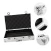 TEHAUX Aluminum Tool Box Lock Multifunctional Portable Medicine Case Hard Storage Box for Tools and Makeup 1-Piece Heavy-Duty Organizer view 4