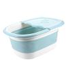 VICASKY Foldable Foot Soaking Basin Multi-Use Household Foot Bath Bucket Handle for Home and Boys and Girls view 1