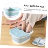 VICASKY Foldable Foot Soaking Basin Multi-Use Household Foot Bath Bucket Handle for Home and Boys and Girls view 4