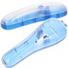 KAILIKETIY 2pcs Razor Storage Box Set Portable Travel Shaver Protective Case for Manual Razors Sturdy Plastic Storage Container view 1