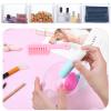 50 Pcs Mini Clear Makeup Bags Bulk with Zipper 7.87"5.91"1.97" Portable Reusable Small Clear Zipper Pouches PVC Waterproof Travel Cosmetic Bag Make Up Bags Bulk for Women Men Vacation Toiletry view 4