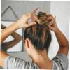 DEARMAMY Wooden Hair Clip for Women 2-Piece Set Creative Bun Sticks Lightweight for Updos and Hair Buns view 3