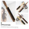 OATIPHO 1Set Men's Beard Grooming Brush Boar Bristle with Handle Essential Beard Care Tool for Shaving Hairdressing for Barbers and Home Use view 3