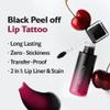 MILKTOUCH [Summer-proof Lip Combo] Black Peel Off Lip Tattoo #05 Black Fig + Collagen Lip Balm Christmas Gift Sets #VanillaCake view 4