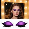 2-in-1 Reusable Eyeshadow & Eyelash Makeup Stickers, Lazy Eye Shadow Eyelash Patch | Makeup Stencils Sticker For All Eye Shapes, 2 Pairs view 3
