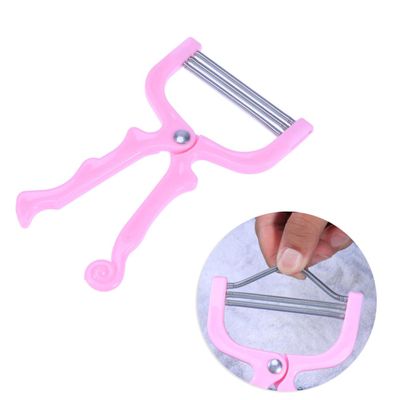 HAKIDZEL Manual Facial Hair Remover Spring Threading Tool for Upper Lip Chin and Cheeks Random Color Hair Threader for Smooth Facial Epilator for Women