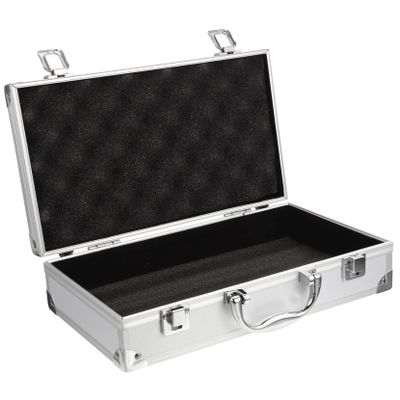 COHEALI Aluminum Alloy Portable Medical Storage Box with Handle Multi Functional Tool and Cosmetic Carrying Case for Home Office Travel and Workshops Capacity Organizer