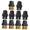 DEARMAMY 10Pcs Household Appliance Brush Head Multi Purpose Steam Cleaning Brushes for Home Use Durable Hair and Copper Brush Heads Essential Cleaning Accessories view 1