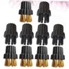 DEARMAMY 10Pcs Household Appliance Brush Head Multi Purpose Steam Cleaning Brushes for Home Use Durable Hair and Copper Brush Heads Essential Cleaning Accessories view 2