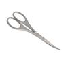 Ipetboom 1Pc Stainless Steel Nose Hair Scissors and Eyebrow Trimmer Professional Silver Hair Cutter with Rounded for Precise Trimming and view 1