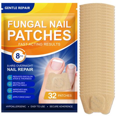 Nail TreatmentFungal Nail Patches For Toenails 32patches, Restore The Nails Natural Strength And Clarity.