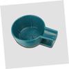 COOLHIYA Shaving Soap Bowl Set Wide Mouth Plastic Shaving Bowl for Men Reusable Decorative Design and Barber Use view 2