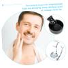 DECHOUS Men's Shaving Brush and Bowl Kit 1 Set Iron Alloy Stand Non-Slip Base for Facial Grooming and Beard Care view 3